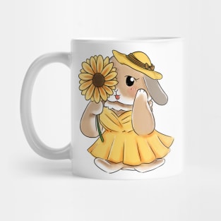 Yellow Rabbit Outfit _ Bunniesmee Mug